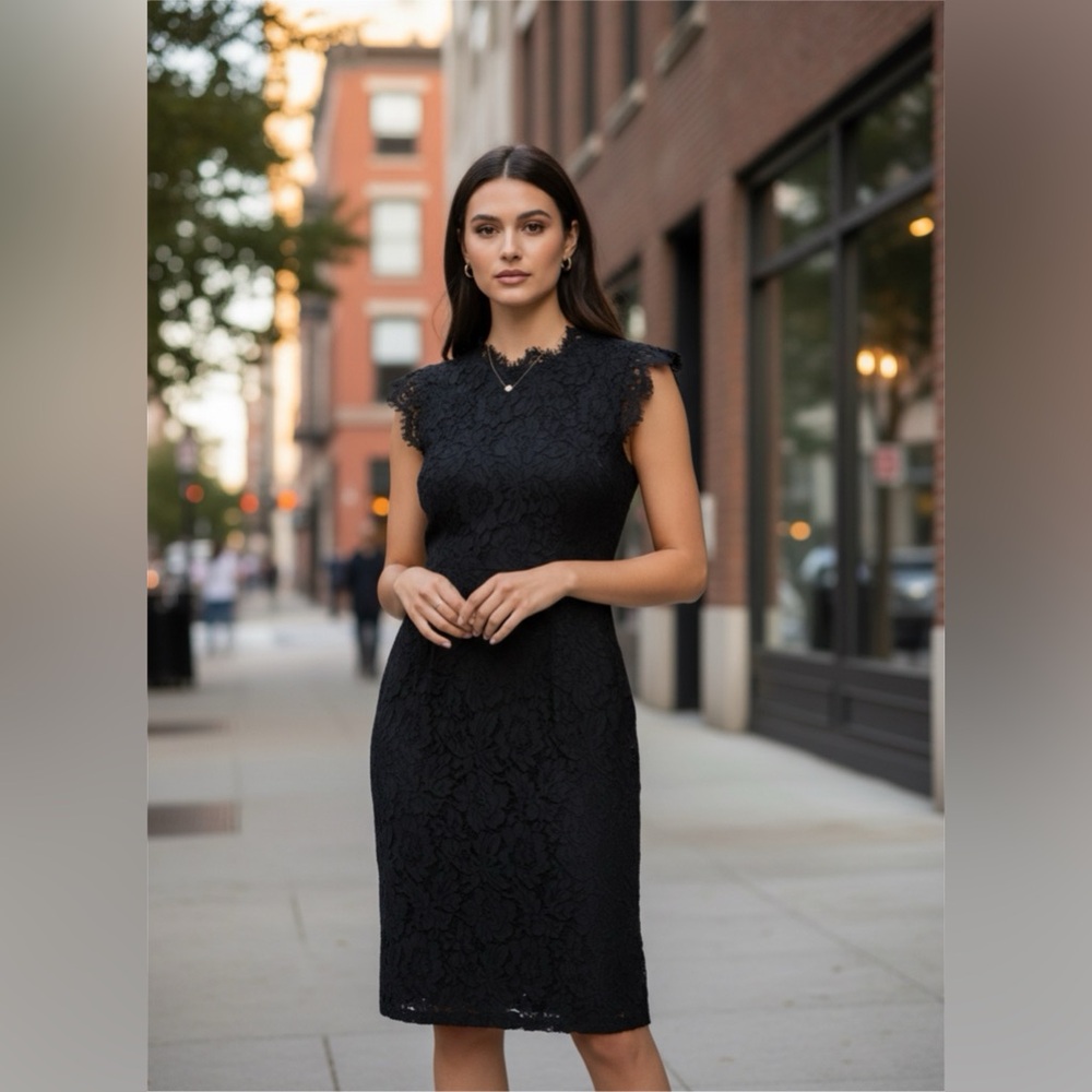 Merokeety Womens navy blue dress new with tags
